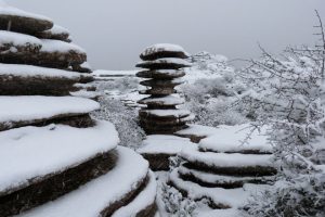 El Torcal de Antequera con Nieve